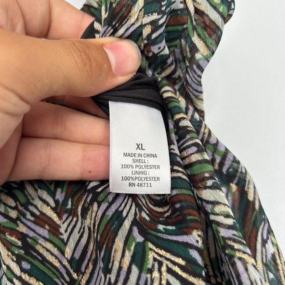 Ophelia Roe Printed Maxi Skirt - Size XL - Picture 4 of 7